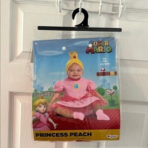 Nintendo Super Mario Princess Peach Baby Costume - Pink and Yellow